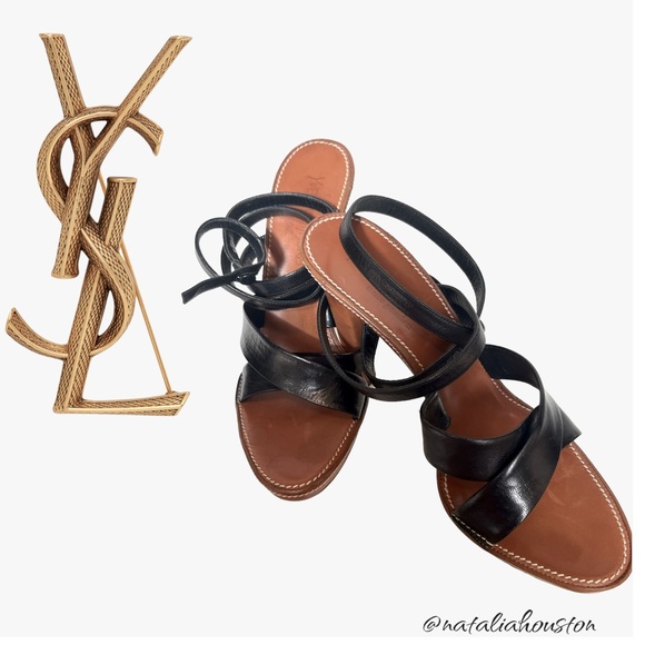 Yves Saint Laurent Shoes - TOM FORD for YSL Rive Gauche Barcelona Mirabelle 90 Gladiator Sandals